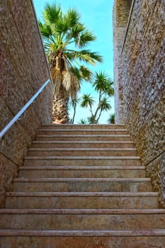 Granite staircase