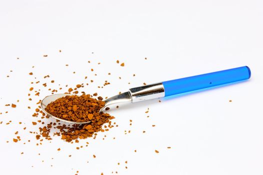 A teaspoon of instant coffee