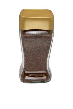 Instant coffee in glass bank-fragrant 