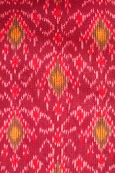 pattern on thai cloth texture of general traditional thai style native