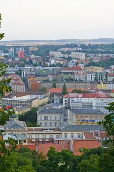Cityscape of the city of Brno, Czech republic.
