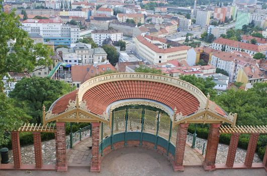 Cityscape of the city of Brno, Czech republic.
