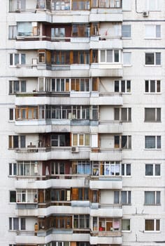 Facade of an apartment house