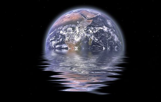 Earth Series - images depicting panoramic scenic shots of our planet; composite images and illustrations