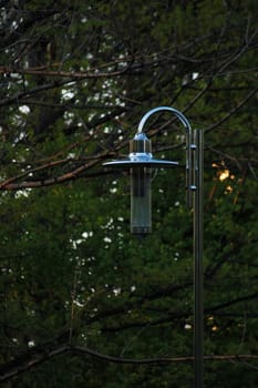 lamp in park in Poland