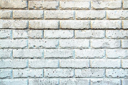 Background - Aged White Painted Brick Wall