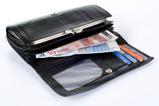 a wallet for cards and money