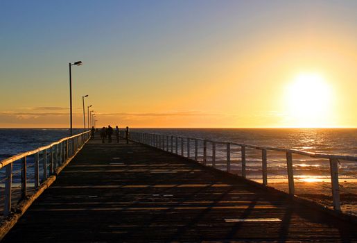 Sunset from Semaphore Jetty, Adelaide, Australia