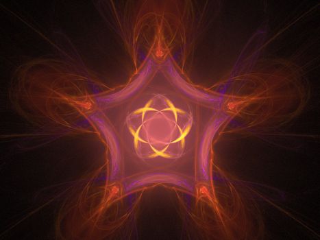 star shape created with fractal functions