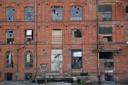 an old manufacture in Lodz - Poland