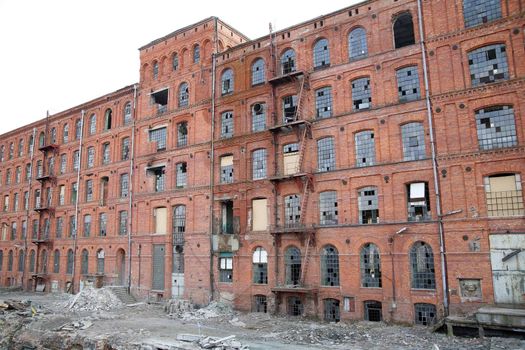 an old manufacture in Lodz - Poland