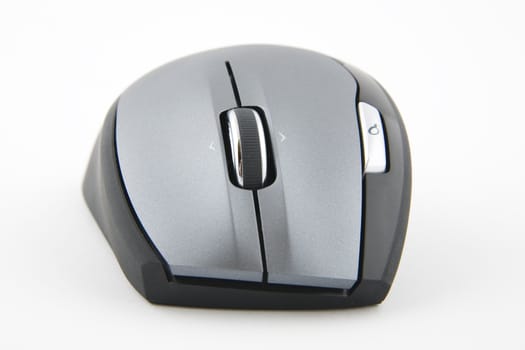 cordless computer mouse on very light background