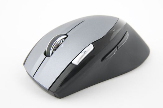 cordless computer mouse on very light background