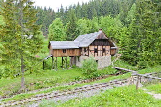 old saw mill, Museum of Kysuce village, Vychylovka, Slovakia