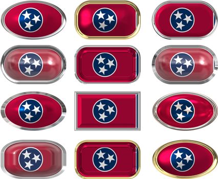 twelve Great buttons of the Flag of Tennessee