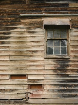 great image of an old grungy wall and window