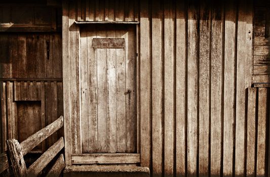 no admittance in this old wooden door