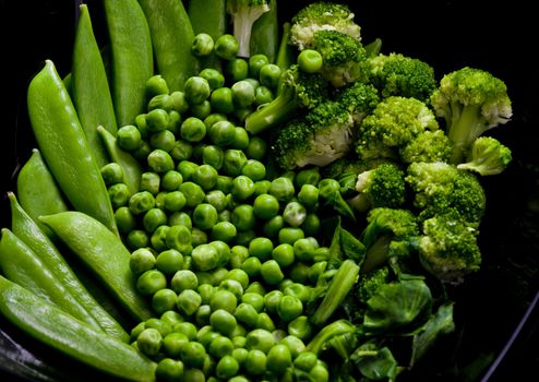 green vegetables still-life