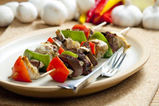 poultry skewers