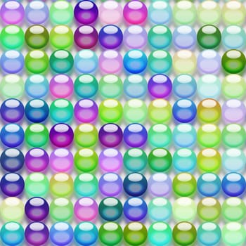 nice large image of lots of colourful balls