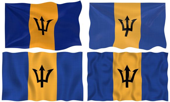 Great Image of the Flag of Barbados