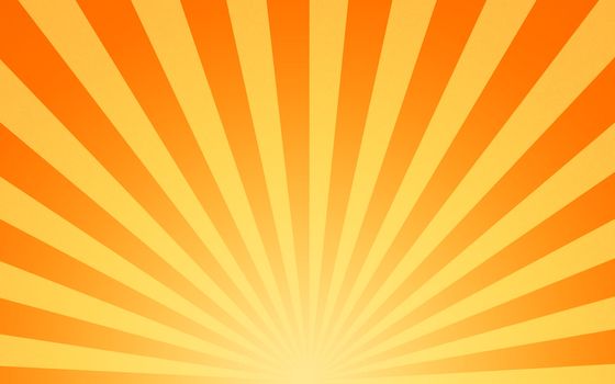 large yellow and orange image of the hot summer sun beating down