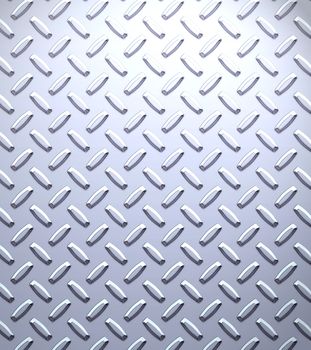 a very large sheet of cool silver or stainless steel diamond or tread plate