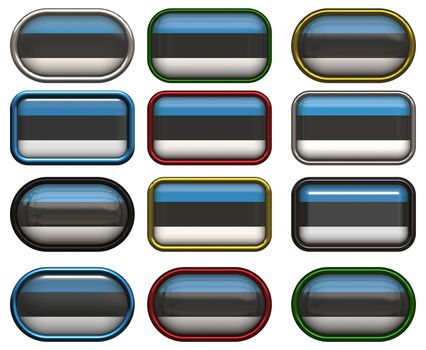 twelve buttons of the Flag of Estonia