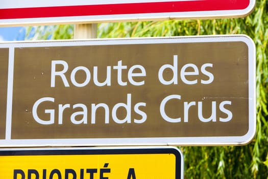 wine route, Burgundy, France