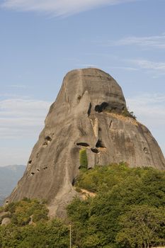 view of the meteora monasteries monuments travel destination in greece