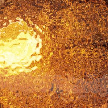 a large rendered background of molten gold or frosted golden glass