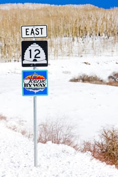 scenic road number 12, Utah, USA