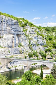 bridge in Balazuc, Rhone-Alpes, France