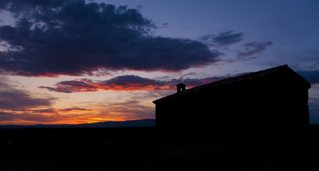 chapel, Plateau de Valensole, Provence, France