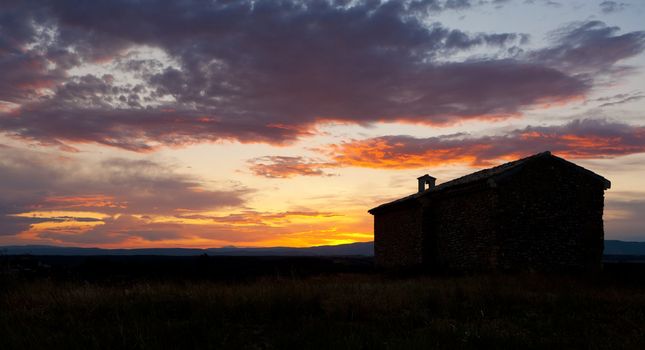 chapel, Plateau de Valensole, Provence, France