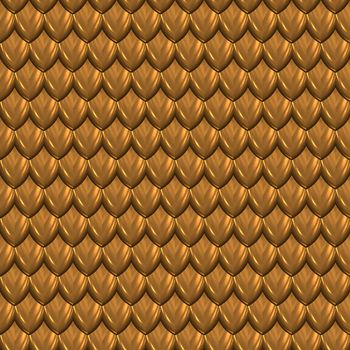 a large image of gold shiny dragon scales or hide