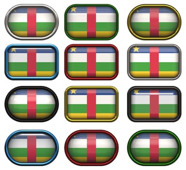 twelve buttons of the Flag of Central African Republic