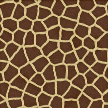 a very large rendered illustration of giraffe skin or fur