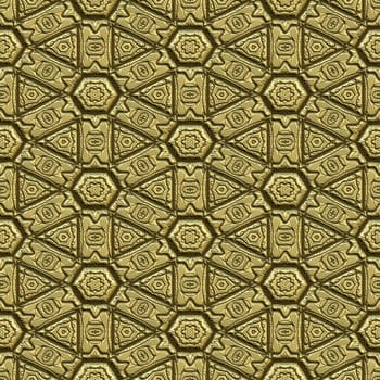 great background image of patterned gold metal