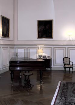 Imposing Baroque Architecture within the rooms of the Palace of the President of Malta - San Anton Palace