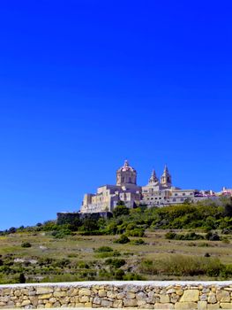 The medieval silent city of Mdina in Malta