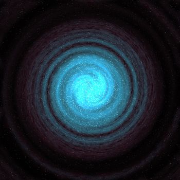 image of a swirling galaxy or vortex in space