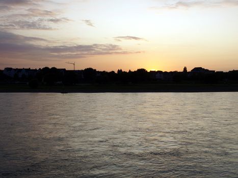Sunset by the sea 