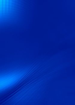 Abstraction. Movement in blue space