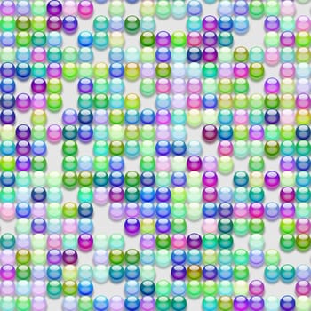 nice large image of lots of colourful balls