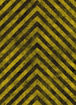 grungy yellow striped hazard background like on roads