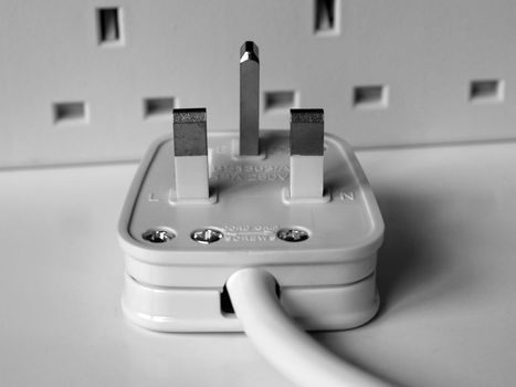 UK mains power plug for British sockets BS1363