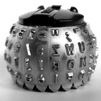 Vintage typeball print head for computer printer
