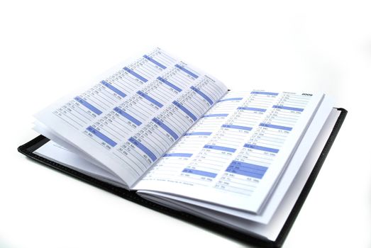 daily planner used to keep appointments and reminders