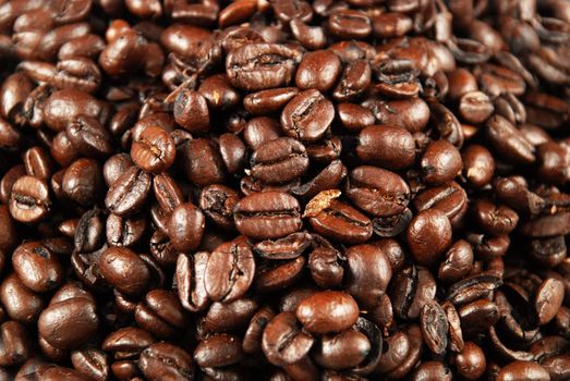 stock pictures of coffee beans ready to be used